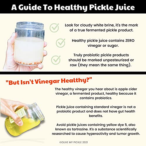 Real Fermented & Probiotic Pickle Juice For Gut Health - Livebrine Kosher Dill Pickle Juice Bundle (3 Pack) By Olive My Pickle #TOP2