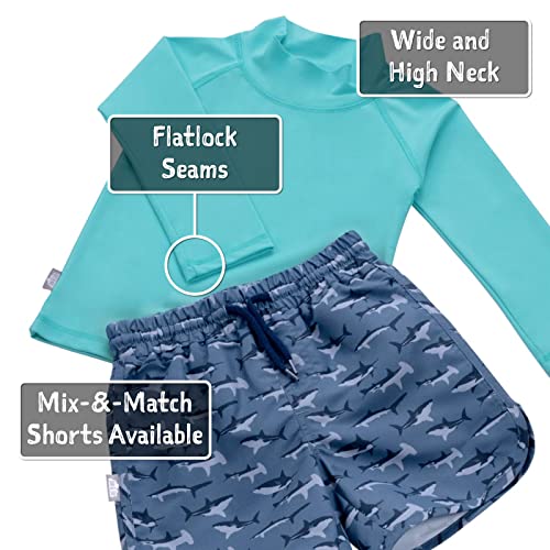 Image of JAN & JUL UV Swim Shorts and Long Sleeve UV Shirt for Toddlers