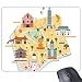 Produktbild beatChong Taipei Karte attrations Eluanbi Leuchtturm Rectangle Griffige Gummi Mousepad Spiel Mauspad Geschenk