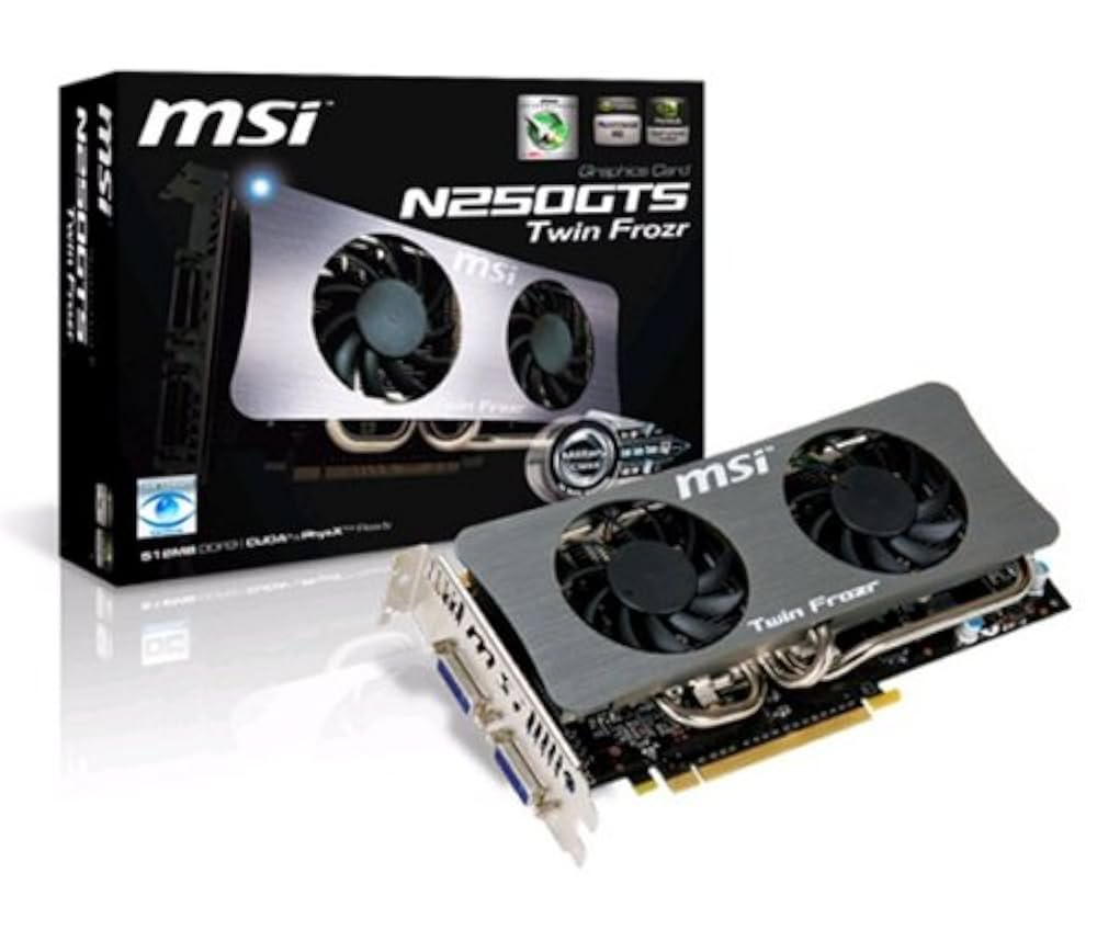 MSI グラフィックボード DVIポート2つ N260GTX