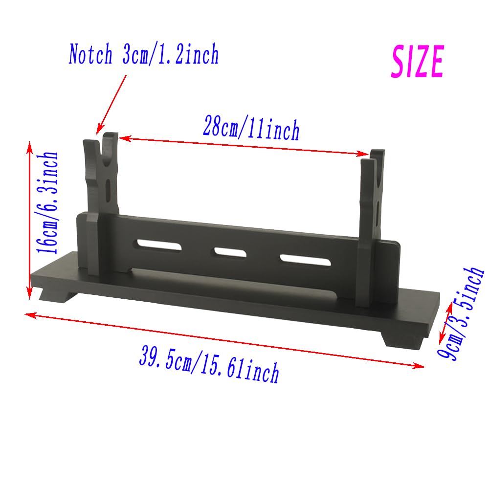 KR Ideas Standard Horizontal Sword Display Mount (Made in The USA) (Brown)