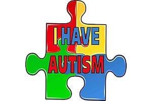 StickerTalk Puzzle Piece I Have Autism Vinyl Sticker