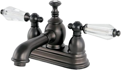 Miniatura 21 de Kingston Brass KS7002WLL Grifo de baño central de 4 pulgadas, latón pulido Latón pulido,cepillado níquel,Oil Rubbed Bronze,Cromo