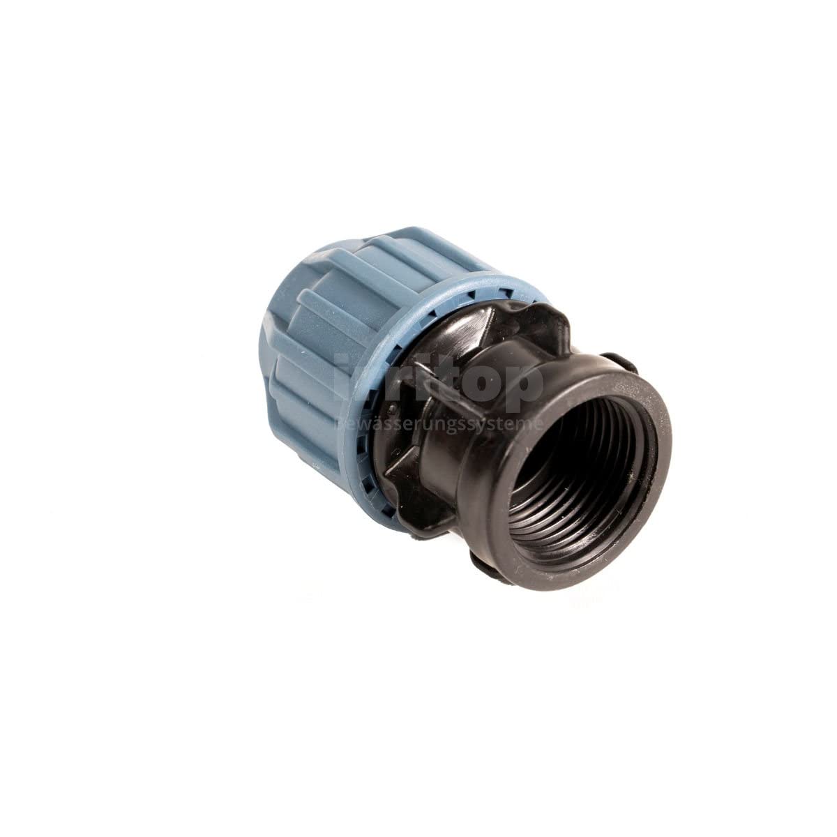 4X Kopfstation PE32 Ausgang, Verteiler für Bewässerung mit Hunter PGV 101 MMB Magnetventile, für Ø32mm PE-Rohr (Montierbar) (Dichtung O-Ring)