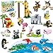 HOGOKIDS 20 Pack Party Favors for Kids - 664 PCS Animals Building Blocks Sets for Goodie Bags Stocking Stuffers Classroom Prizes Building Set, Christmas Birthday Return Gift for Boys Girls Ages 6-12+
