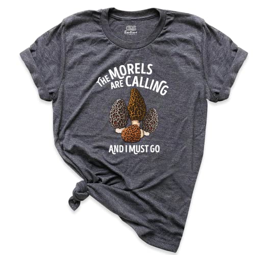 Morels Mushroom Shirt, Vintage Botanical T-Shirt, Funny Cottagecore Graphic Tee, Goblincore Morchella Outfit, Saying Mycology Aesthetic Shirt, Gardening Mushroom Hunting Lovers Gift #TOP24