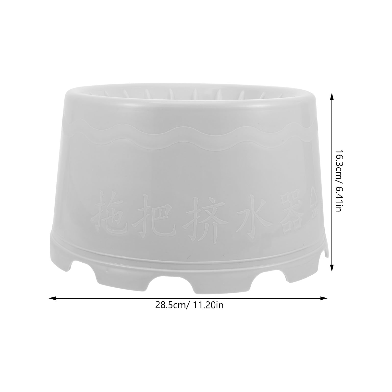 UPKOCH Fregona Limpieza Almacenamiento Cesta de de para Multipropósito Cubo Portátil de Plástico con Agujeros de Drenaje Eficaz y Baño y Hogar