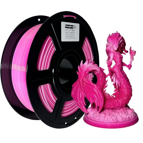 Image of PETG Flower 3D Printer Filament,Multicolor Filament,Solid,Peony Pink,PETG 1.75mm Filament,1kg，Solid Opaque with Smooth Glossy Finish