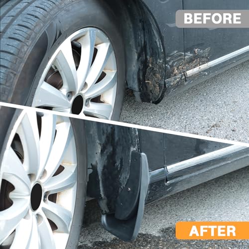 Image of Mud Flaps Mud Guards Replacement for 2022-2024 Maverick Front Mudflap and Rear Mudguard No Drilling Required 4pc Set