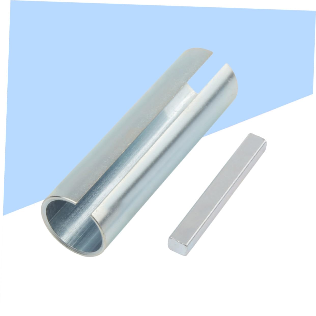 iplusmile Albero Chiave Piana Alta Affidabilità in Ferro Argento per Pulegge Riduttore Manicotto Adattatore 3/4" a 7/8" e Adattamento Precisione