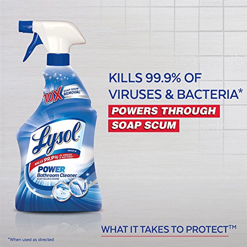 Lysol Power Bathroom Cleaner Spray, Island Breeze, 28Oz (Pack Of 2) #TOP1