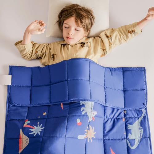 Topcee Weighted Blanket (7 lbs, 40" x 60") Cooling Throw Heavy Blanket for Sleeping Apply to 40-60 lbs, Soft Thick Breathable Blanket with Glass Bead, Easy Care