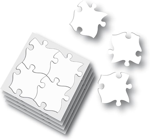 Wiemann Lehrmittel Blanko Riesen Puzzle Puzzle Selber Gestalten 32 Teile Grosse Puzzleteil 10 5 X 10 5 Cm Amazon De Spielzeug