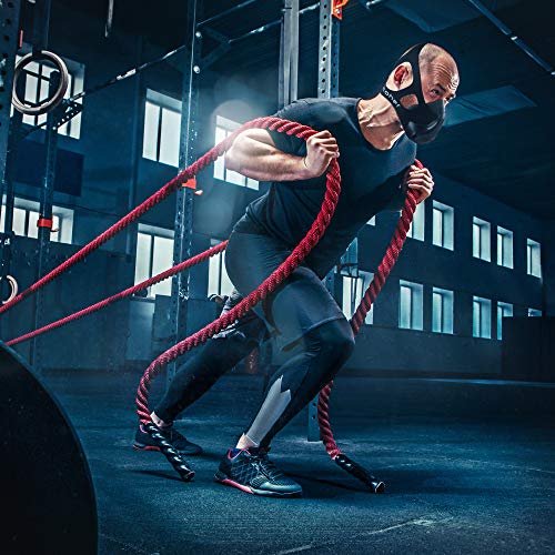 coher Workout Mask Breathing Mask for Men and Women - Adjustable Resistance Levels - Increase Lung Capacity and Endurance - Ideal for Jogging, Sports, Cycling, Fitness