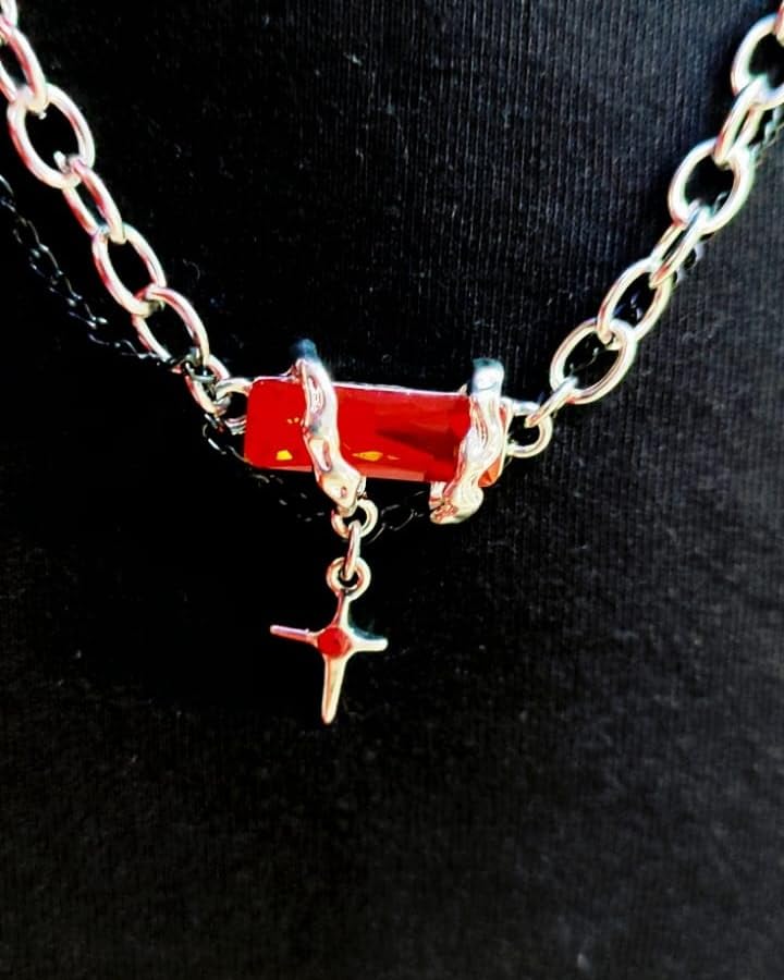 Image of Fashion Jewellery Elegant Wear Chain Pendant Necklace, Stylish Design