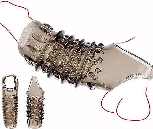 Dstymkler 2 Anneaux en Caoutchouc Souple pour Hommes pour l'agrandissement, Le Massage et Le Jeu Time - Lapse