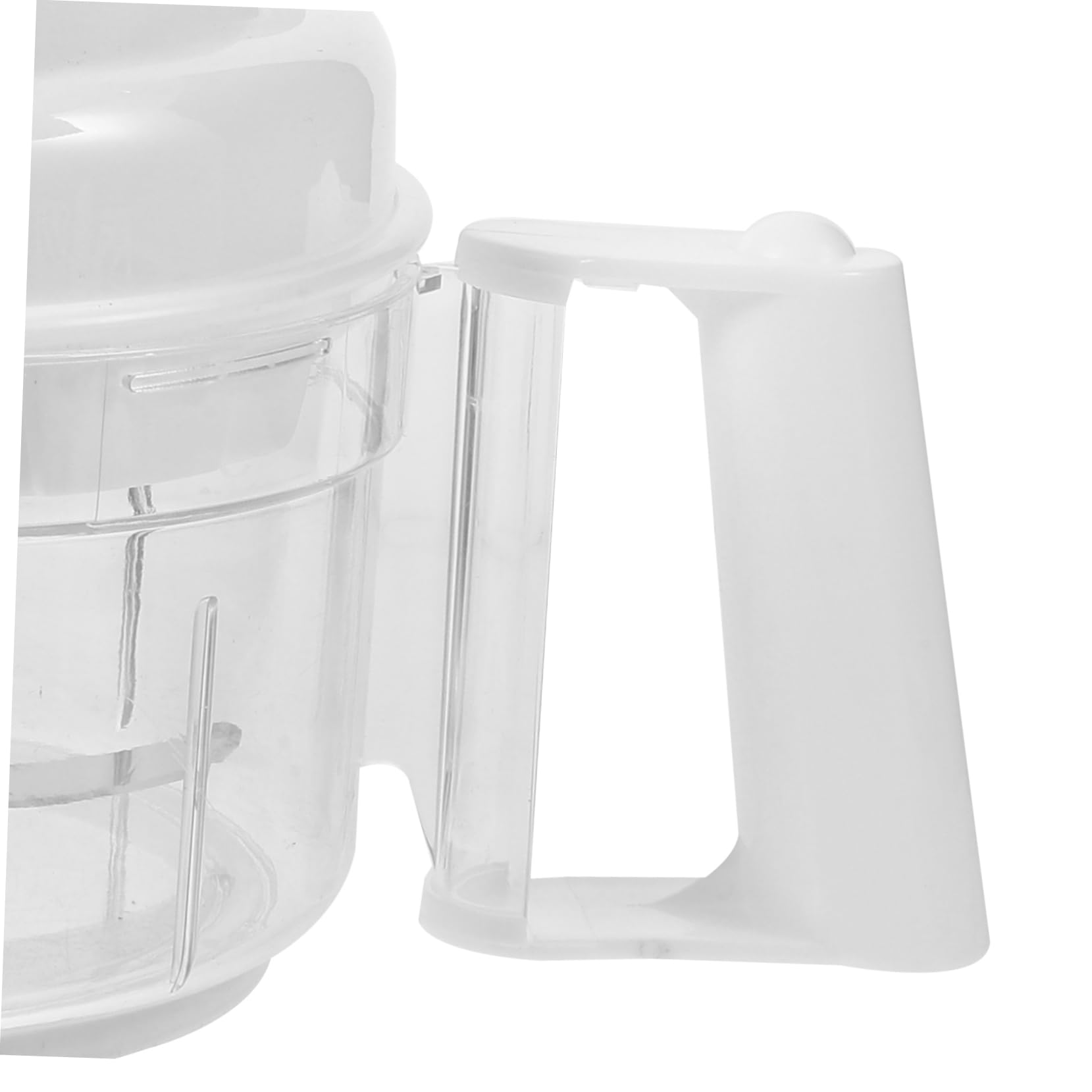 NAMOARLY Hand-powered Vegetable Chopper Manual Food Processor S-shaped for Baby Boys and Girls Multi-purpose Meat Fruit Mincer Random