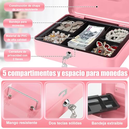 Cajas De Seguridad, Toy caja dinero llave Marca molkocan (3)