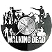 WoD The Walking Dead Horloge Murale en Vinyle avec Plaque sonore rétro