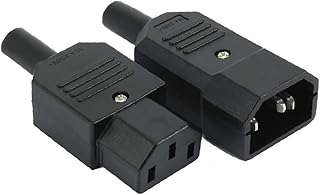Mytlp Iec C13 C14 Short Power Y Type Splitter Adapter Cable Cord (C13 C14 Plug)
