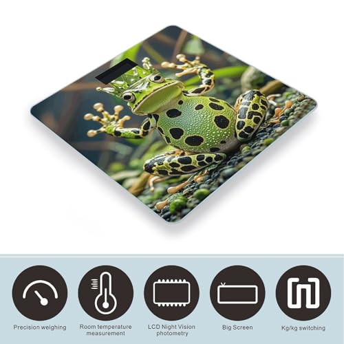 Báscula Digital de Baño Crown Frog con Pantalla LCD Clara miniatura 3