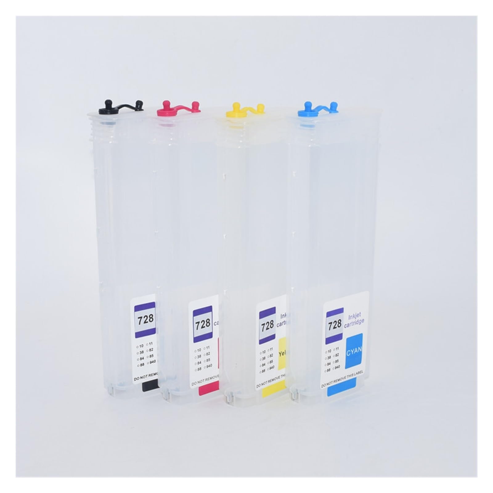 Lot de 4 Cartouches 728 Compatible avec HP DesignJet T730 T830