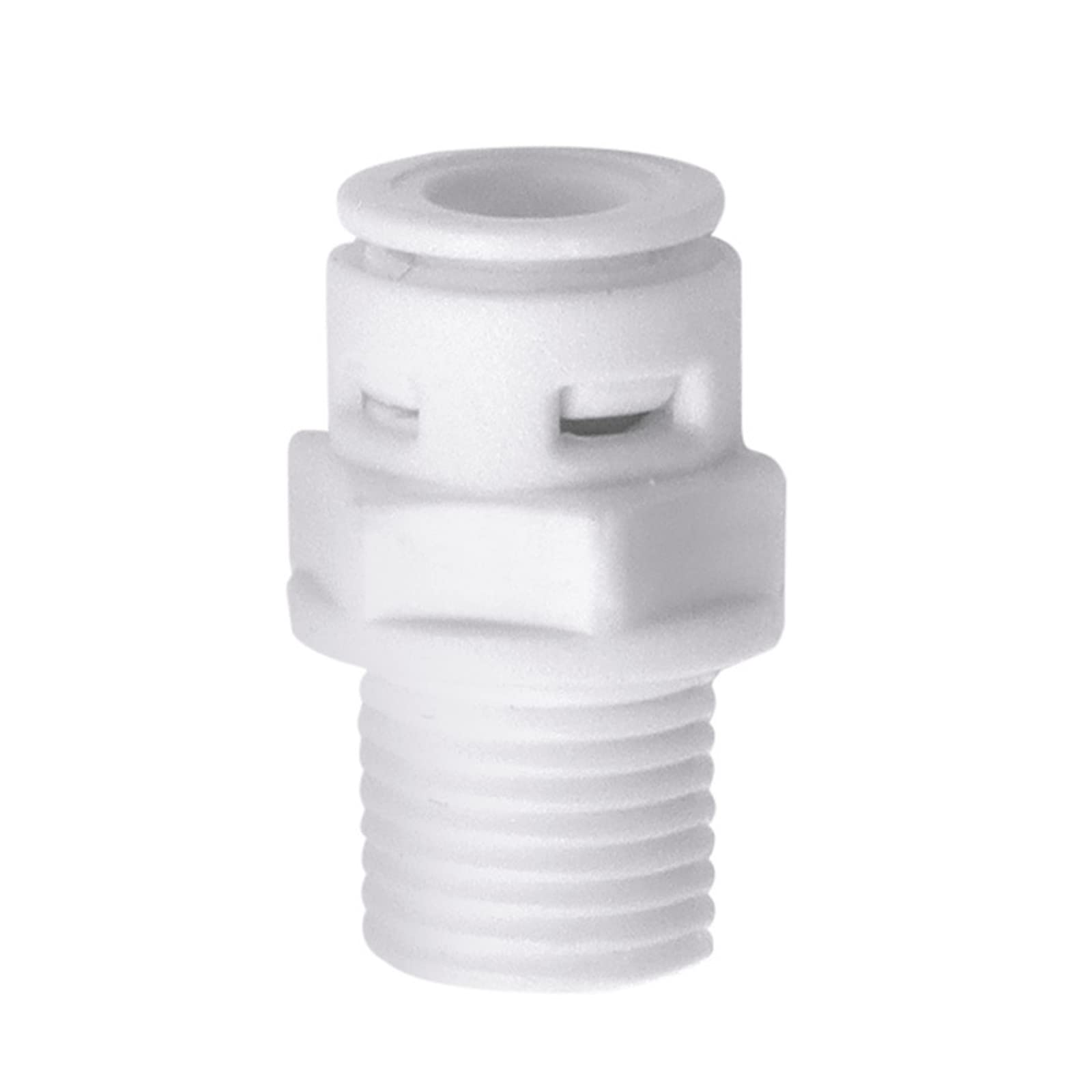 Quick Connector with 1/4-inch Thread Water Filter Accesories No-Buckle-Design Connector Fitting for Water Purifier