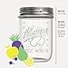Wide Mouth Mason Jars 16 oz [5 Pack] With Mason Jar Lids and Bands, Mason Jars 16 oz - For Canning, Fermenting, Pickling - Jar Décor - Microwave/Freeze/Dishwasher Safe.