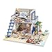 AIOJY Handwerk DIY Spielzeug Assembled Gebäudemodell Kabine Spielzeug-Puppe Haus Flash-Mini House Assembly, Kleinkind Puppenstuben Sets, Puppen, DIY Miniatur-Puppen Set (Color : Standard)