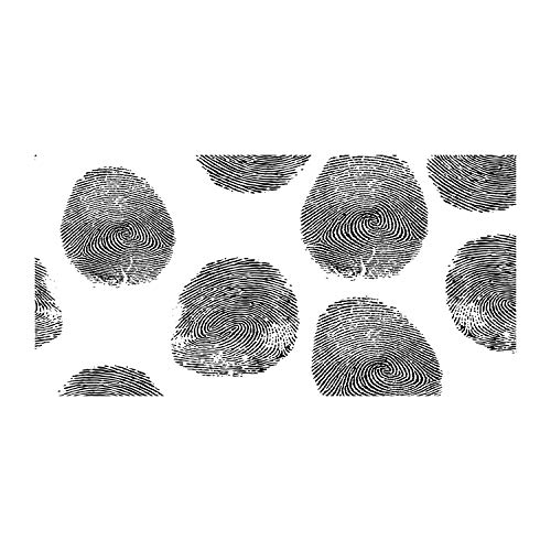 Crédence de cuisine 100x50cm en verre trempé noir et blanc