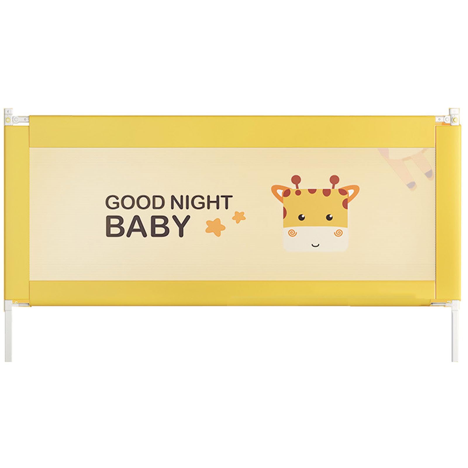 Barandilla de Cama portátil, Protector de Cama para niños y bebés, Altura Ajustable de 68 a 93 cm, barandilla de Cama Plegable y portátil para Viajes, barandilla de Seguridad para
