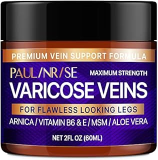 Varicose Veins Treatment for Legs, Varicose Veins Cream for Pain Relief, Natural Varicose and Spider Veins Treatment