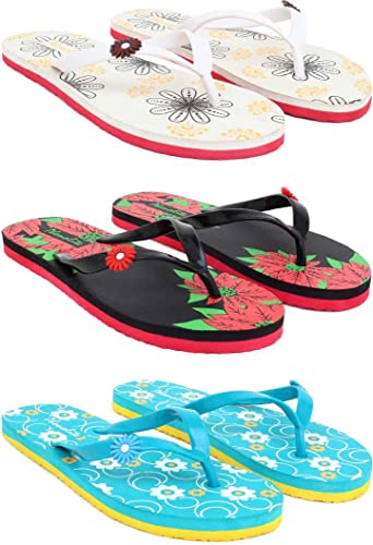 PHONOLITE DAILY USE CASUAL WEAR HAWAII CHAPPAL SLIPPER FLIP FLOP FOR WOMEN AND GIRLS PACK OF 3 PHONOLITE DAILY USE CASUAL WEAR HAWAII CHAPPAL SLIPPER FLIP FLOP FOR WOMEN AND GIRLS PACK OF 3