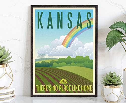 Póster de viaje de estilo retro