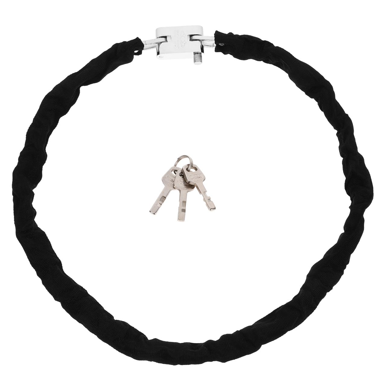 Toyvian Lucchetto a Catena Antifurto 120 Cm per Bici e Moto, Serratura di Sicurezza Resistente Anticorrosione, Lucchetto per Mountain Bike e Scooter, Protezione Antifurto Portatile per
