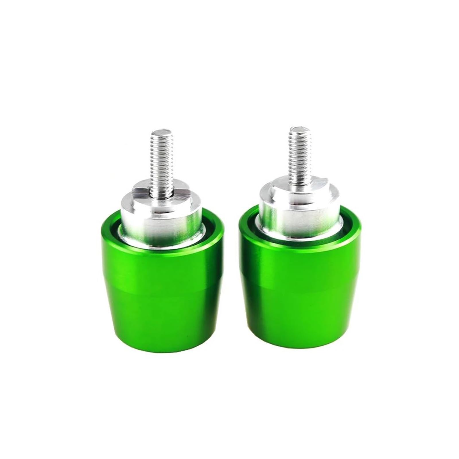 Tapones De Extremo De Manillar Motocicleta Tapones Puño Contrapesos Deslizantes para CBR 600 900 929 954 1000 1100 RR F4I F4 Extremos puños Manillar(Verde)