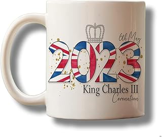 King Charles III Coronation Mug commemorative gift of His Majesty Coronation souvenir