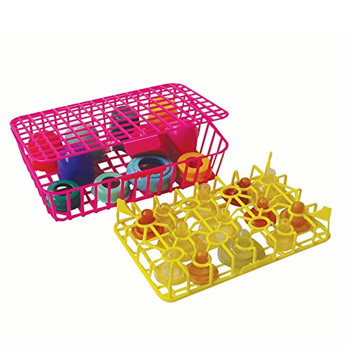 Babiage KleenUp - Cesta para lavavajillas para accesorios infantiles (2 piezas)