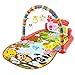 Facynde Tapis d'activité musical pour tout-petits, bébés, piano et maracas, tapis de jeu pour tout-petits, tapis de jeu pour le développement du ventre, gymnases, bébés de 3 à 12 mois