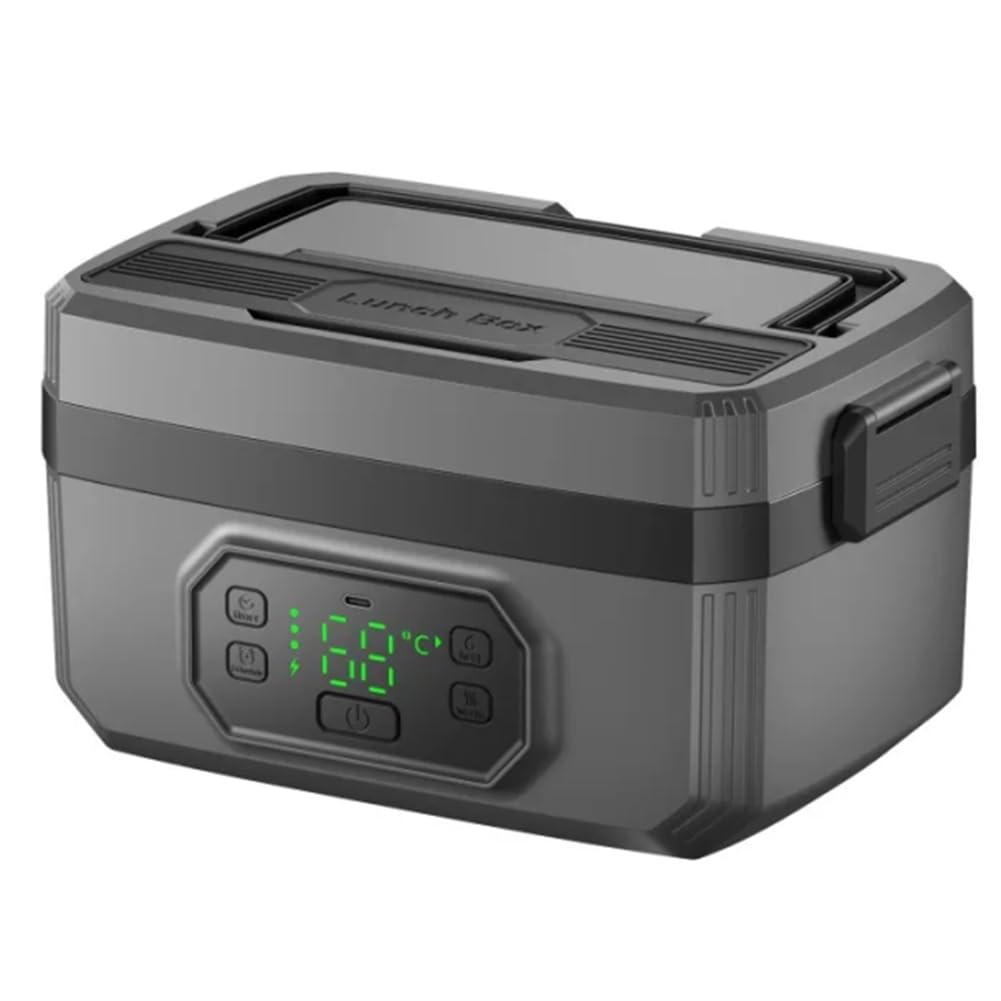 CTRLZS Wireless Heating Portable Rechargeable Lunch Box, Water-Free Bento Box, Power Storage, Outdoor Student