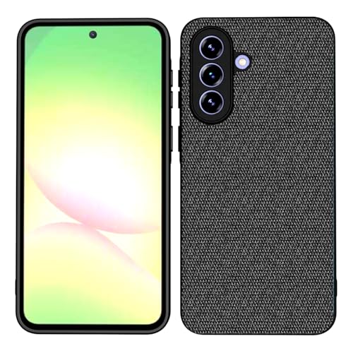 Image of Kapa Soft Full Fabric Protective Back Case Cover for Samsung Galaxy A57 5G | Shockproof Slim Hard Anti Slip Back Case (Black)