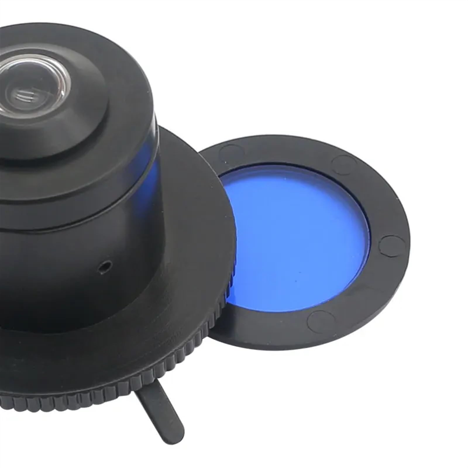 5 Piezas de filtros de microscopio 32 35 42 45mm de diámetro Accesorios de microscopio biológico Verde Azul Amarillo Blanco Rojo Vidrio óptico(Diameter 32mm)