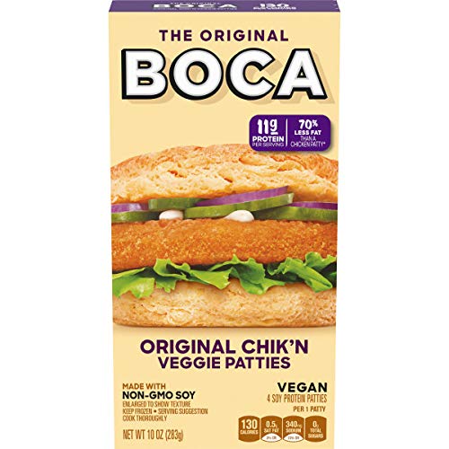 Boca Burger, Original Chik'N 4 Count, 10 Ounce