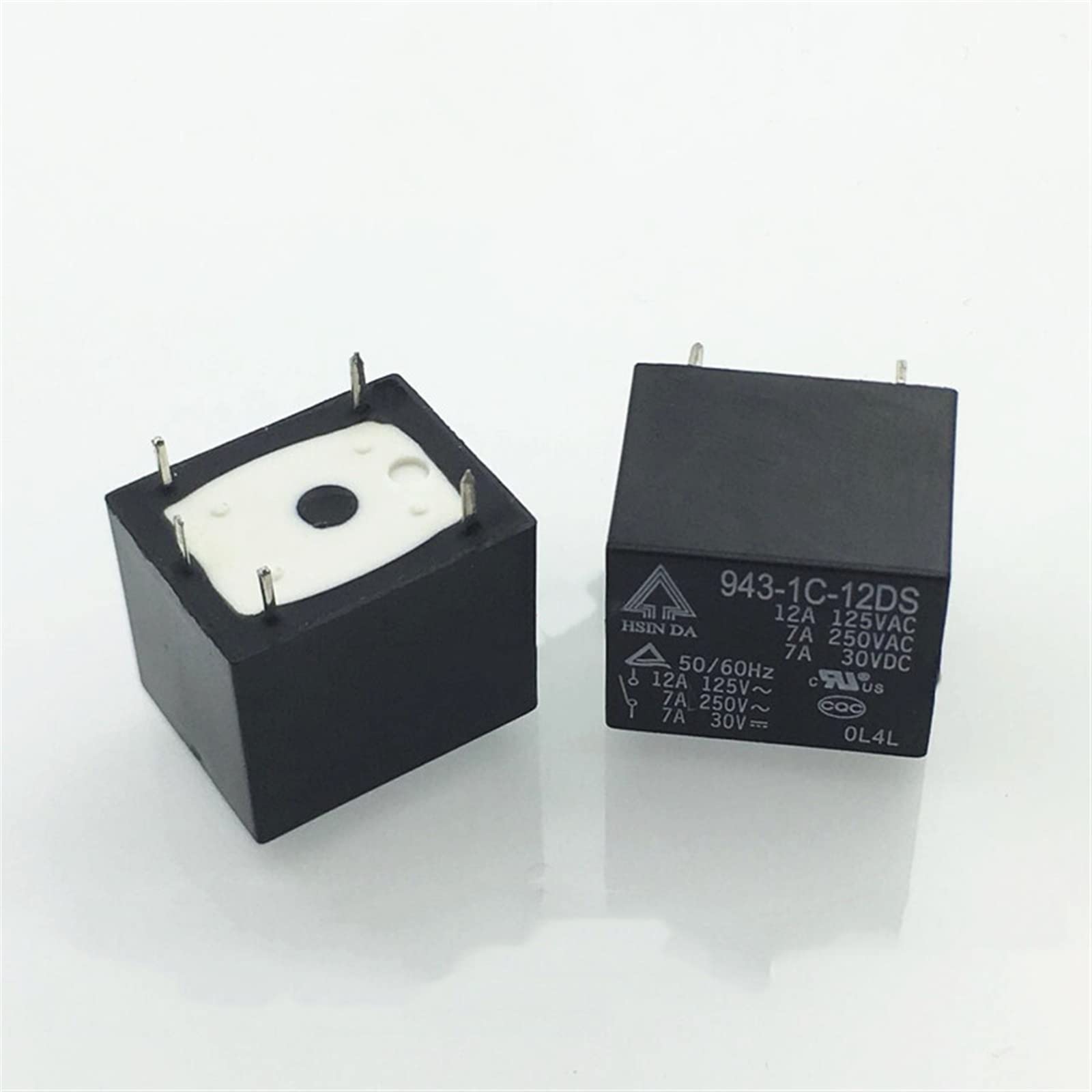QEFHSVVZE 10pcs 100% Original New Relay 943-1C-5DS 5VDC 943-1C-12DS 12VDC 943-1C-24DS 24VDC 943-1C-12DS -12VDC 943 1C 12DS 4PIN(24V)