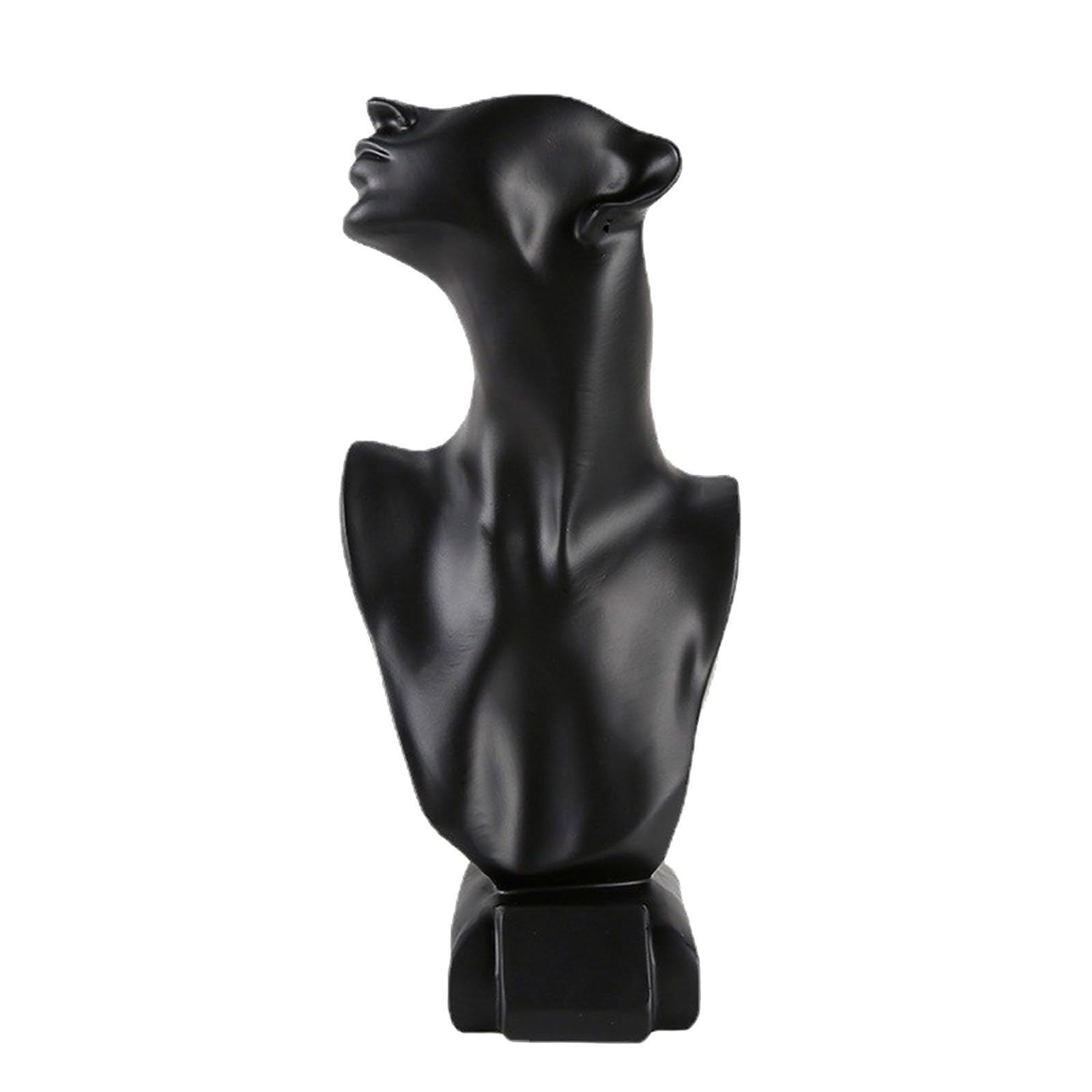 Msioytog Stylish Resin Jewelry Mannequin Display Holder Home Accessory for Necklace and Earring Exhibition and Organization Earring Organizers Holder