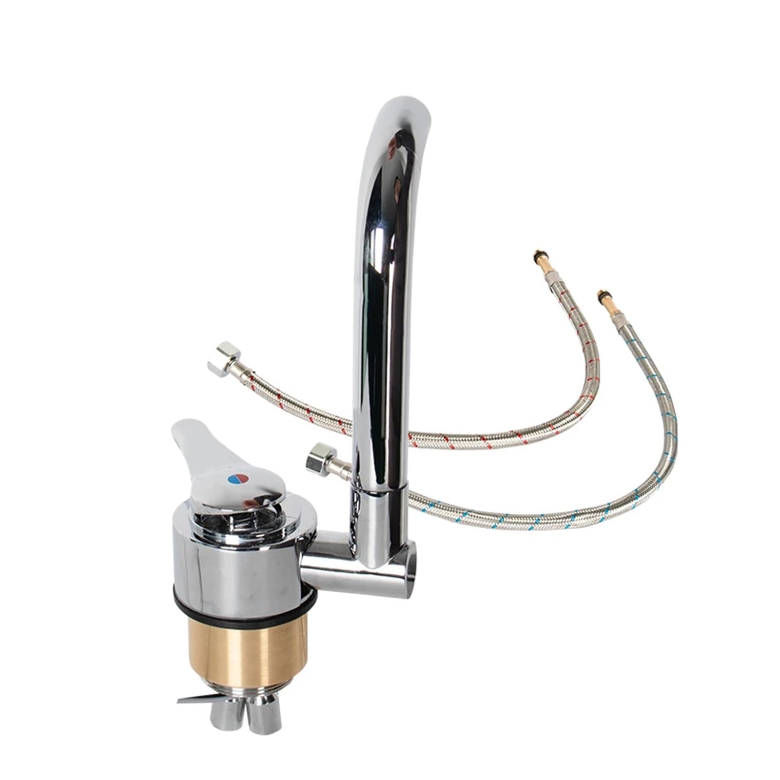 Parti di Modifica del rimorchio del Camper Cucina Bagno Rubinetto Pieghevole Caldo e Freddo Rubinetto in Acciaio Inossidabile 304 RV Camper Accessori Accessori per Ricambi Camper