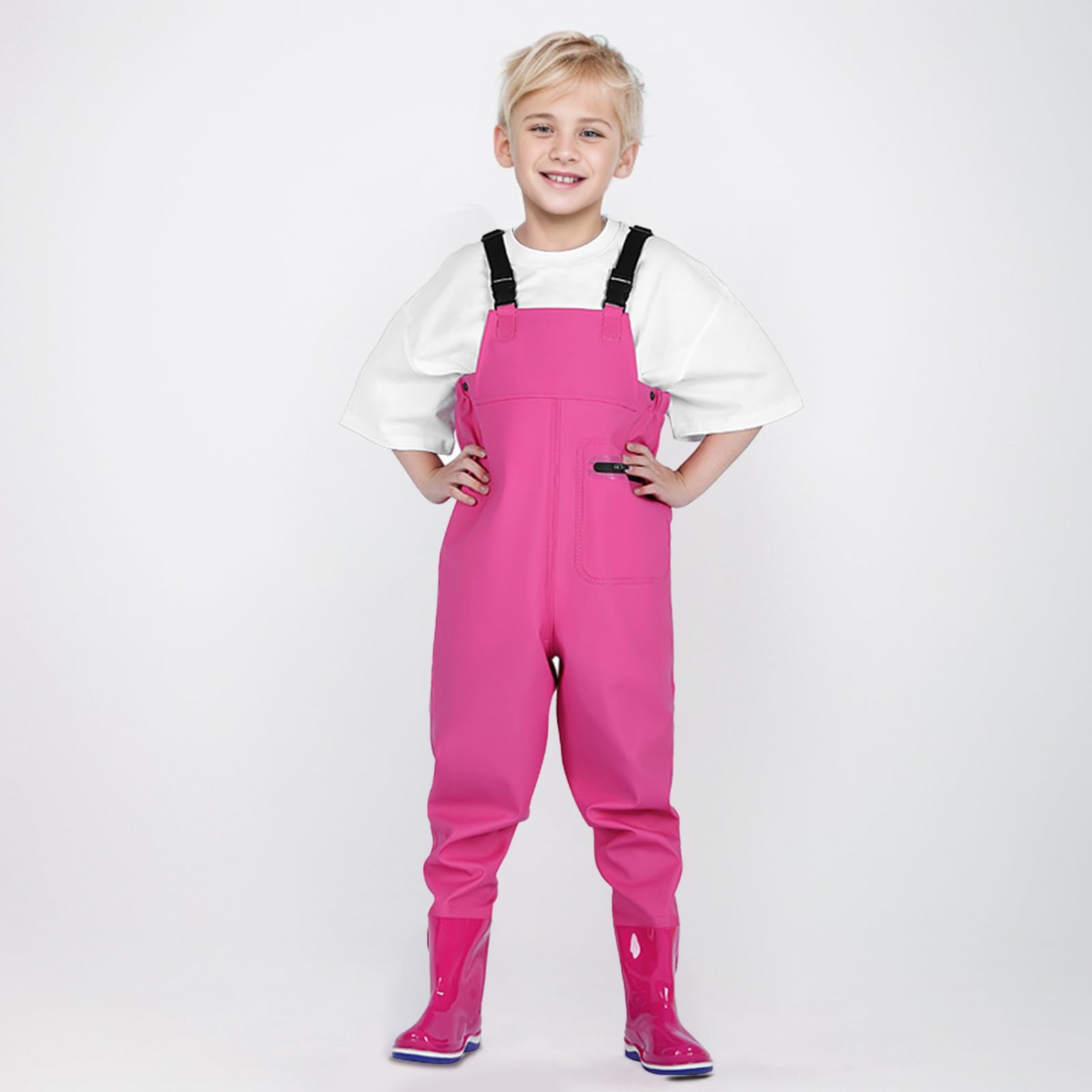 Generisch One Catch The Sea 146 - Pantaloni per bambini con acqua di gioco, pantaloni da pioggia, pantaloni impermeabili