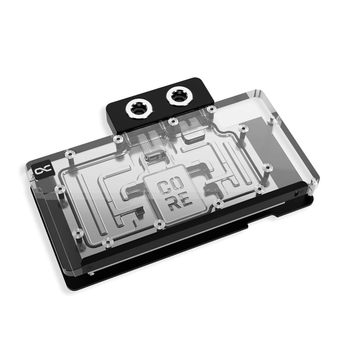 Alphacool Core RX 9070 XT Swift Quicksilver GPU Water Block with Backplate