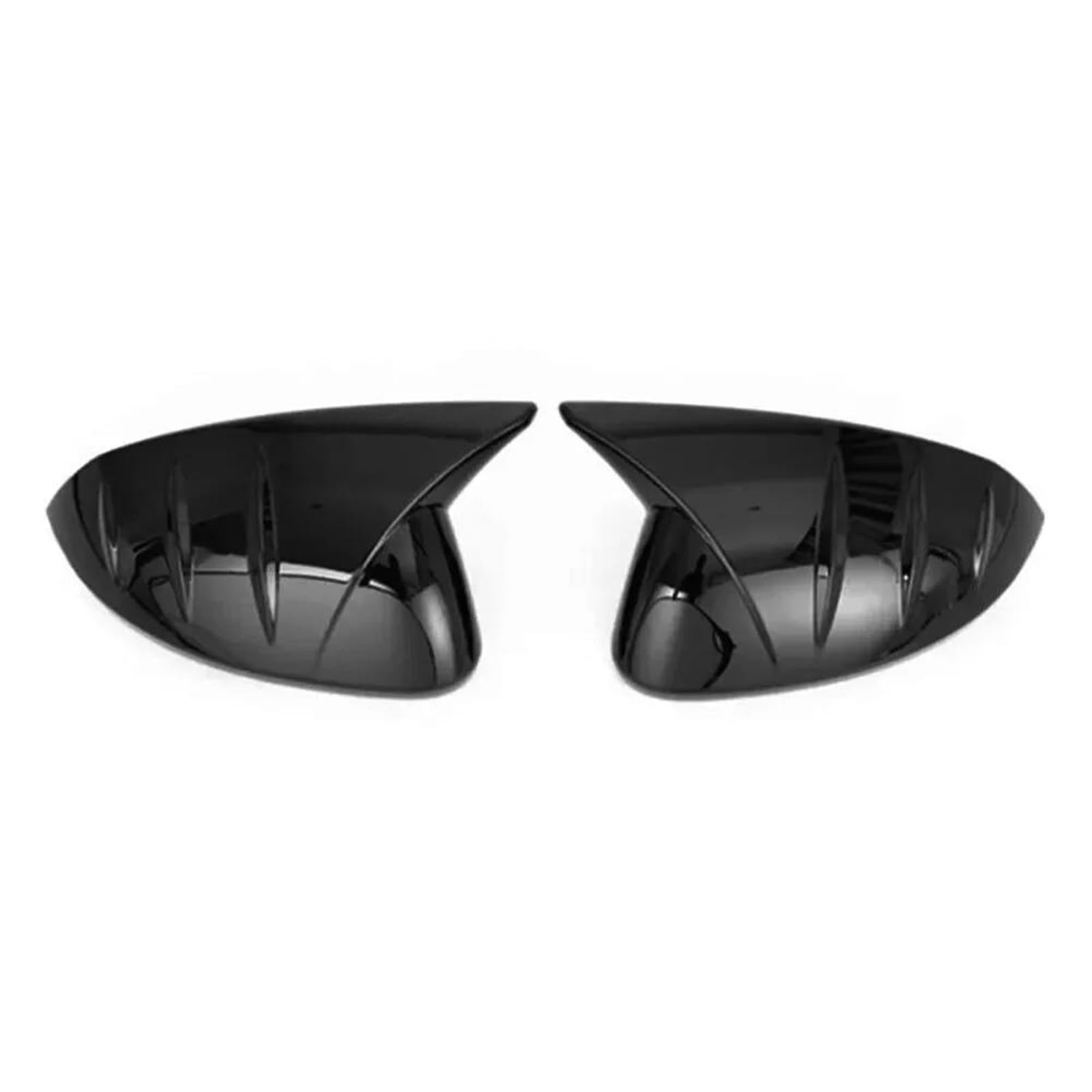 Door Mirror Covers for Hyundai for Sonata 11th 2024 Car Sticker Rearview Side Mirror Cover Wing Cap Exterior Door Case Trim Carbon Fiber Look(Type A Gloss Black)