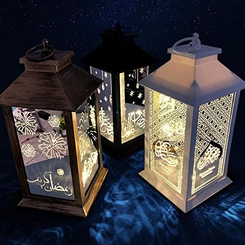 Ramadan Lantern Islamic Decor Ramadan Kareem Eid Decoration Eid Mubarak Decor Islamic Decoration Ramadan Decorations for Home (Color : UN001 A) (Un001 B )